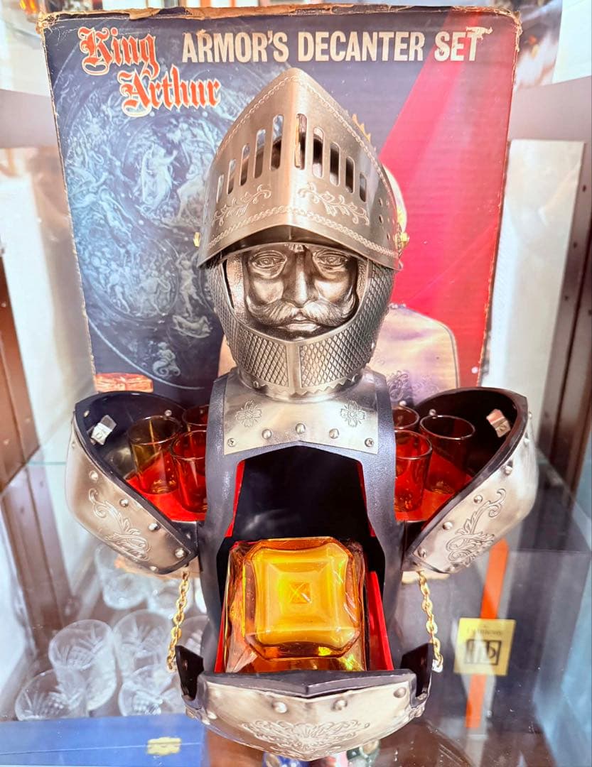 ニッカウイスキー 西洋甲冑 ボトルケース アンティーク