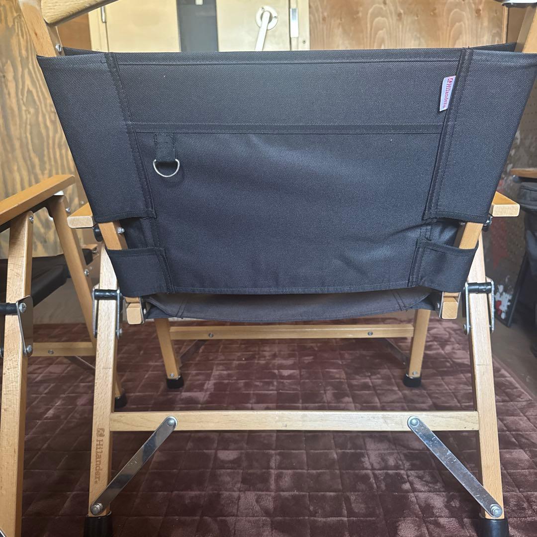 【Hilander】ウッドチェア　2脚