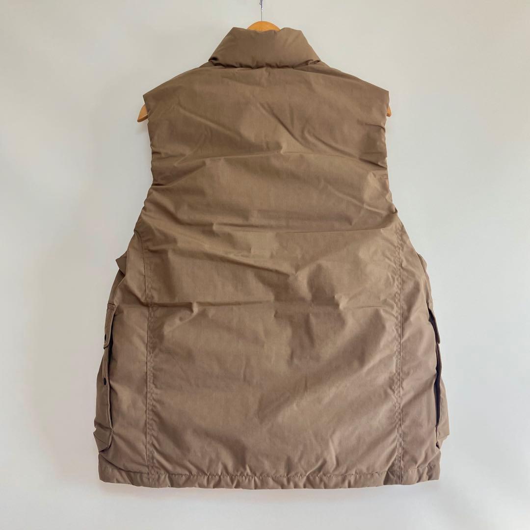 新品 NANGA HINOC DOWN VEST BEIGE Lサイズ
