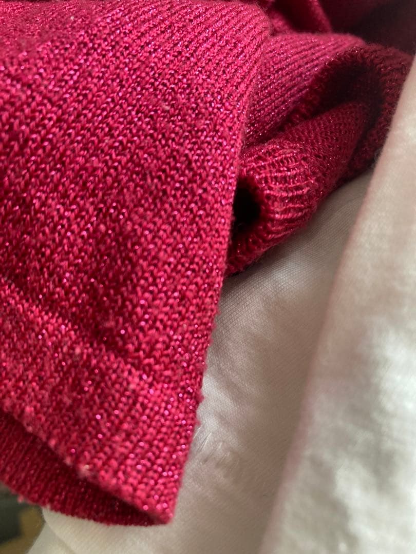 ヒステリックス ヒステリックグラマー　ラメニット タンクトップ ピンク90S