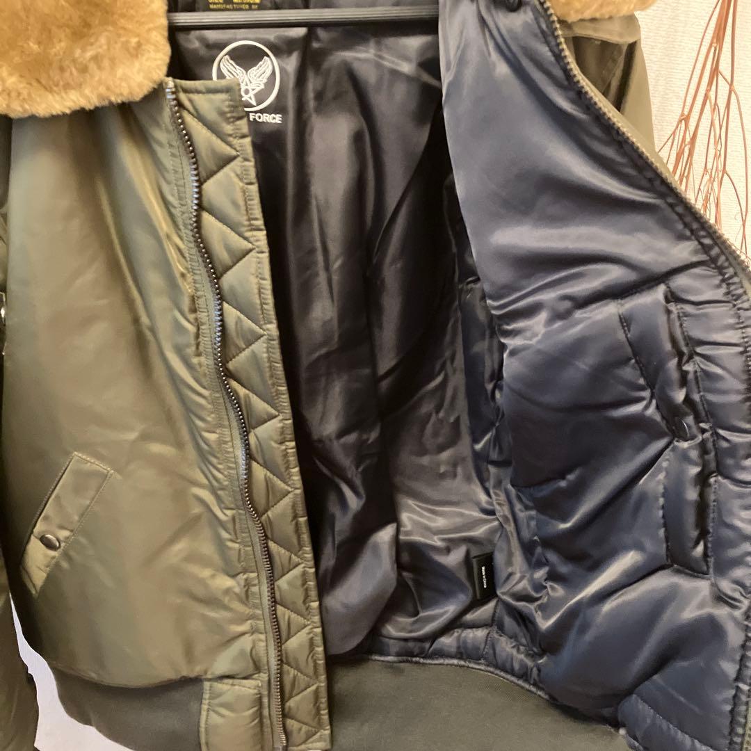 KARAKU B-15フライトジャケット M オリーブ　美品