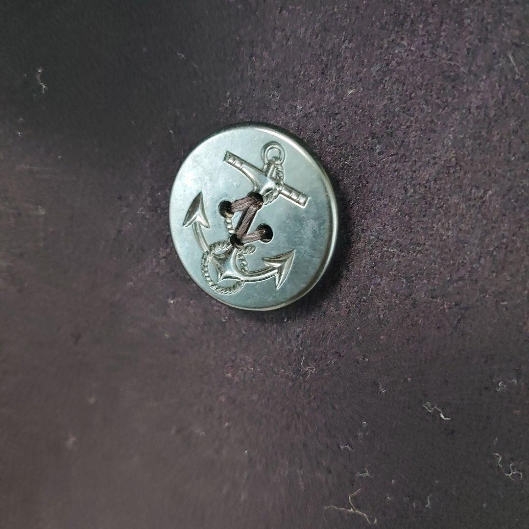 【40s アメリカ海軍実物 10ボタンピーコート】メルトンコート裏コーデュロイ