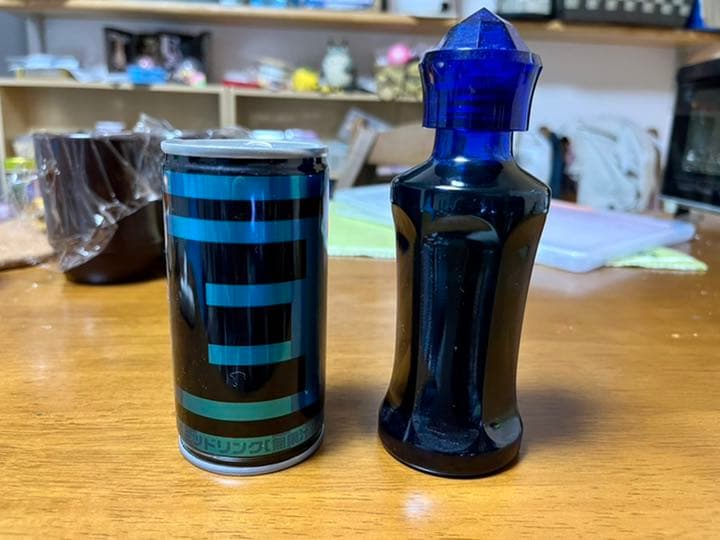 ロックマン　E缶の空き缶 & FFのポーション