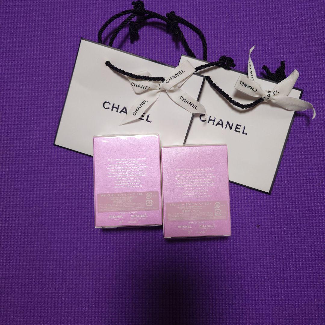 CHANEL ミニショップ袋2点＆ヘアミスト 2点セット
