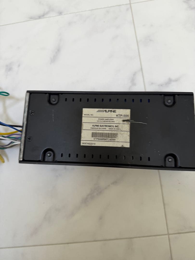 ALPINE KTP-600 4チャンネルデジタルアンプ