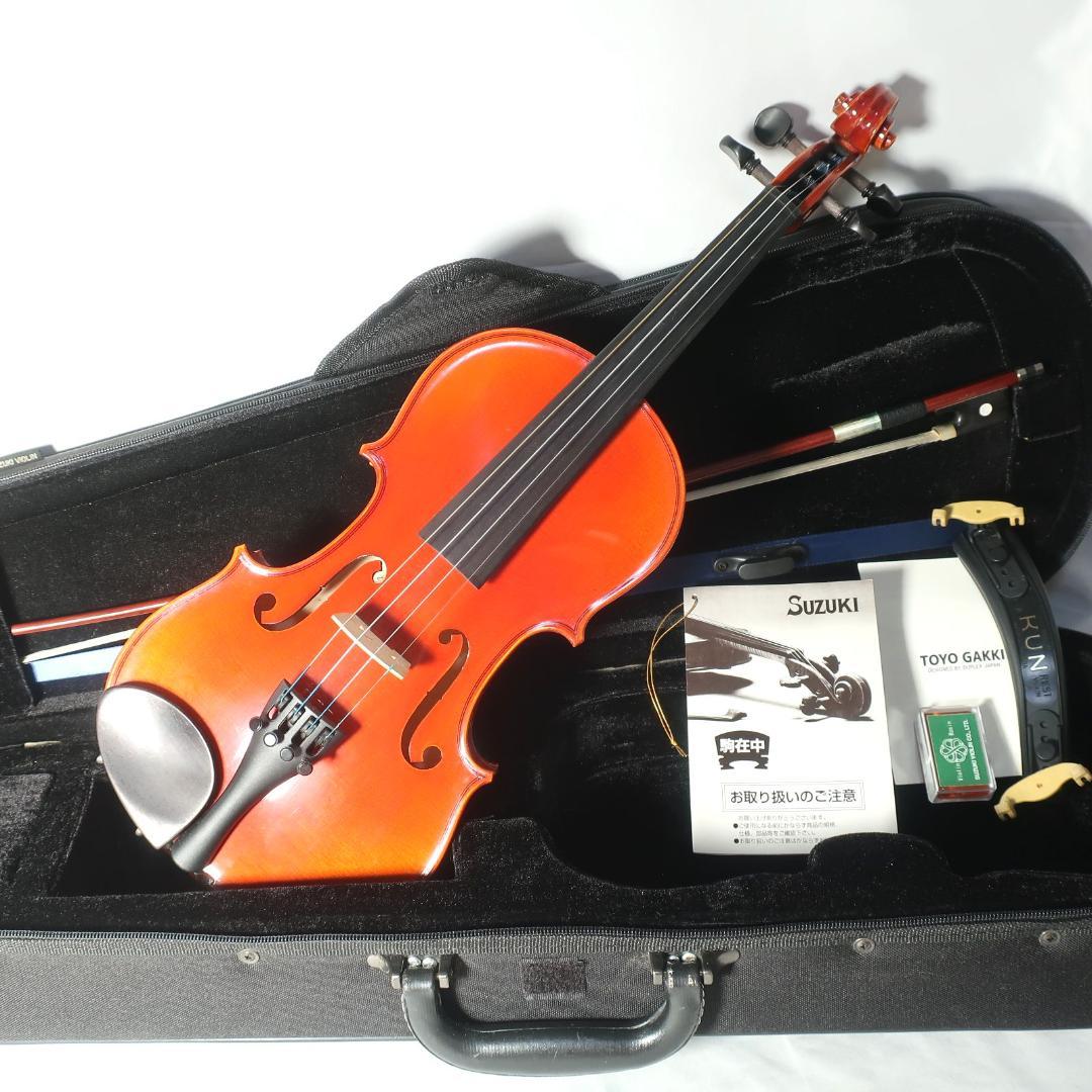 美品 SUZUKI No.230 1/2 2019 バイオリン 弓 KUN肩当