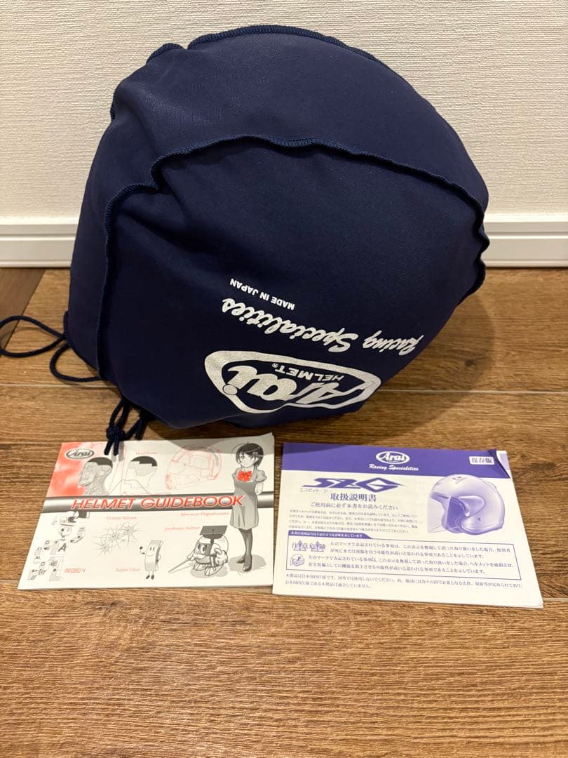 ヌ*ー様 Arai ジェットヘルメット ホワイト　SZG sサイズ