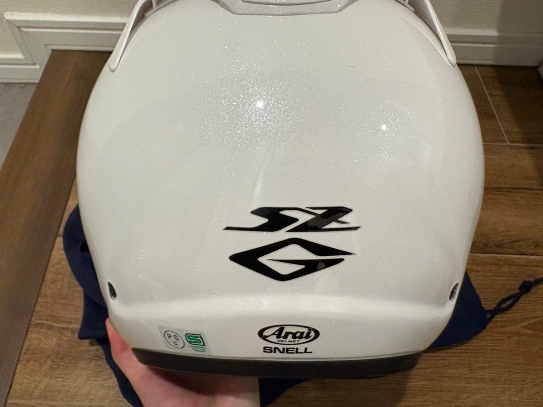 ヌ*ー様 Arai ジェットヘルメット ホワイト　SZG sサイズ