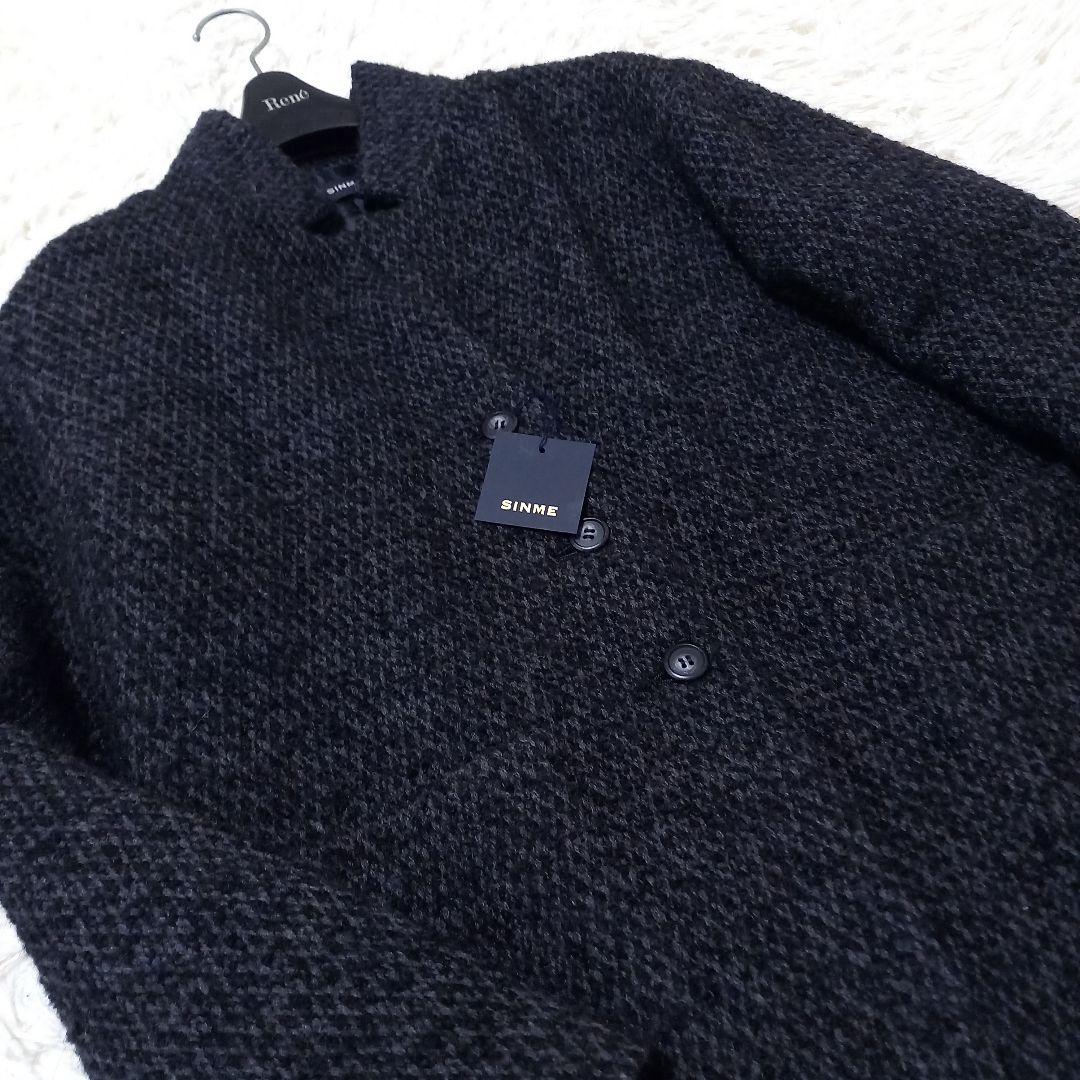 ●タグ付き●　SINME　シンメ　パデットジャケット　ツイード　定価68,200