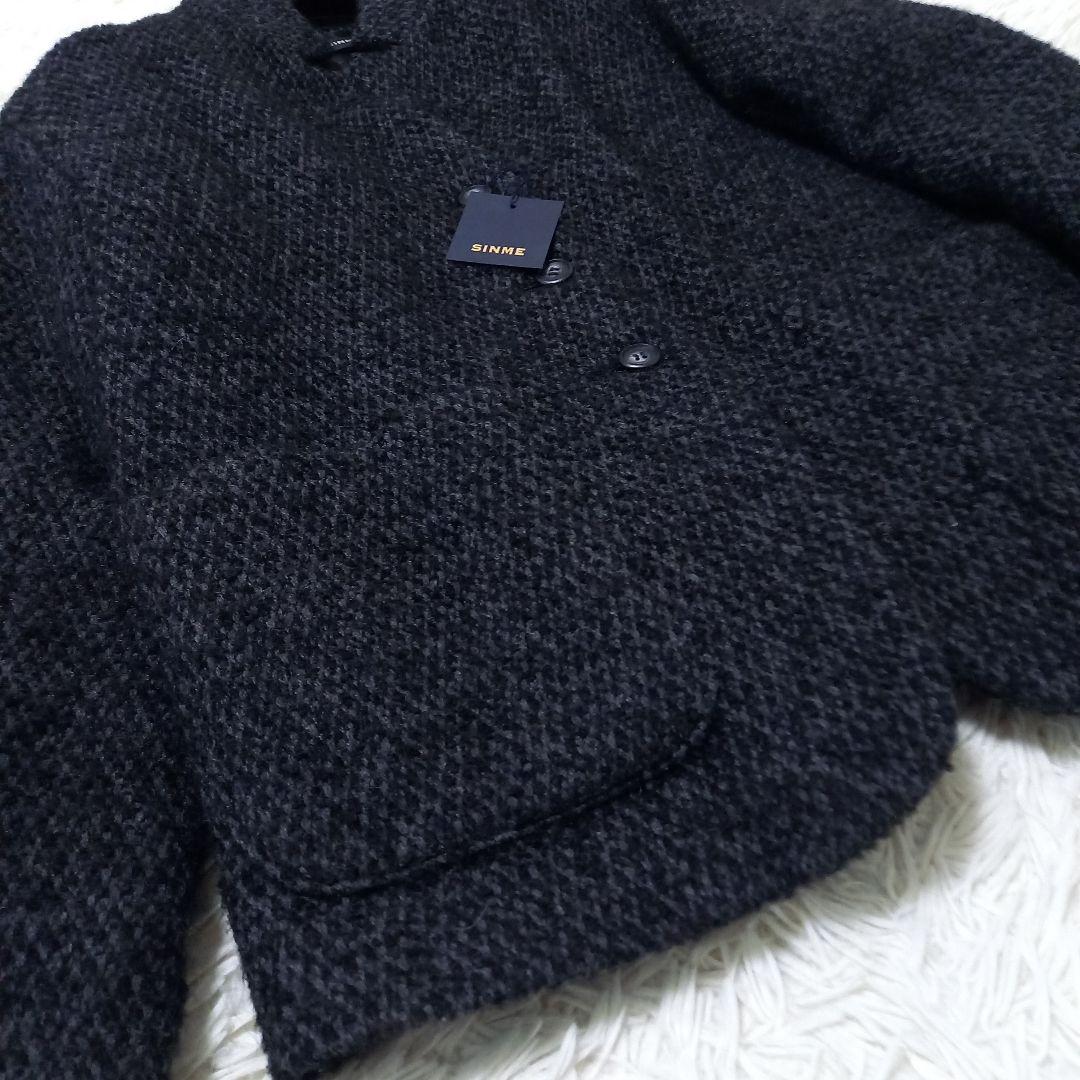 ●タグ付き●　SINME　シンメ　パデットジャケット　ツイード　定価68,200