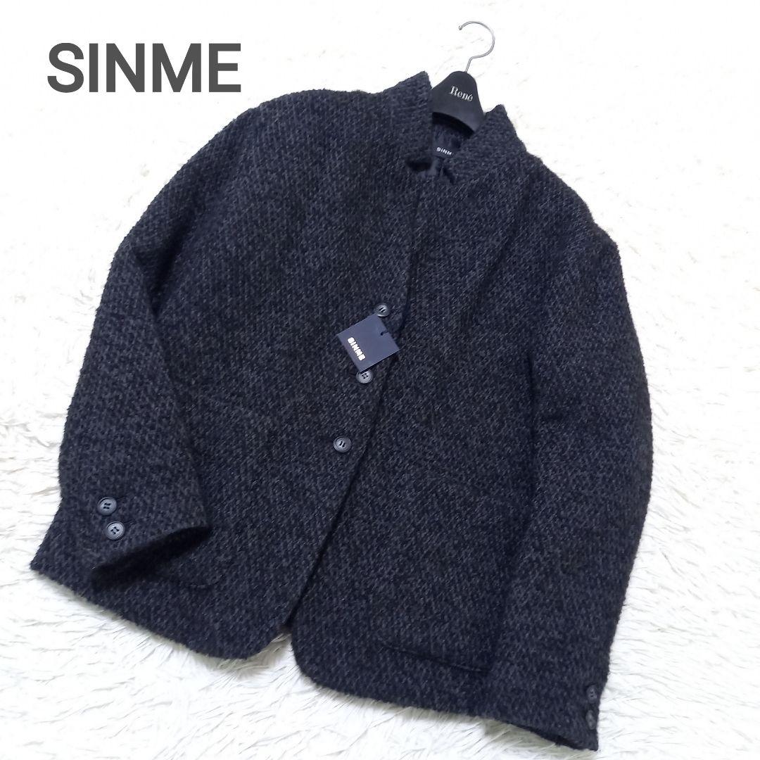 ●タグ付き●　SINME　シンメ　パデットジャケット　ツイード　定価68,200