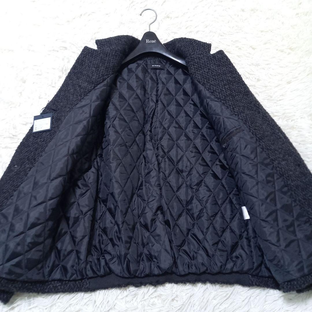 ●タグ付き●　SINME　シンメ　パデットジャケット　ツイード　定価68,200