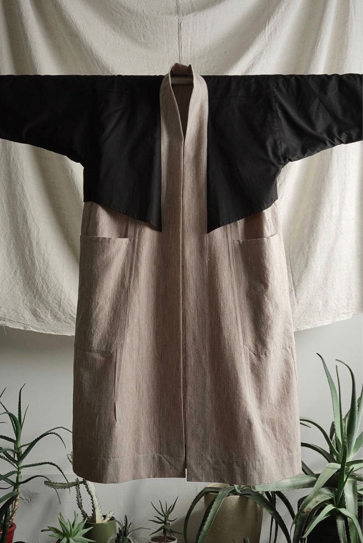 JANJANVANESSCHE ヤンヤンヴァンエシュ ロング コート 着物 羽織