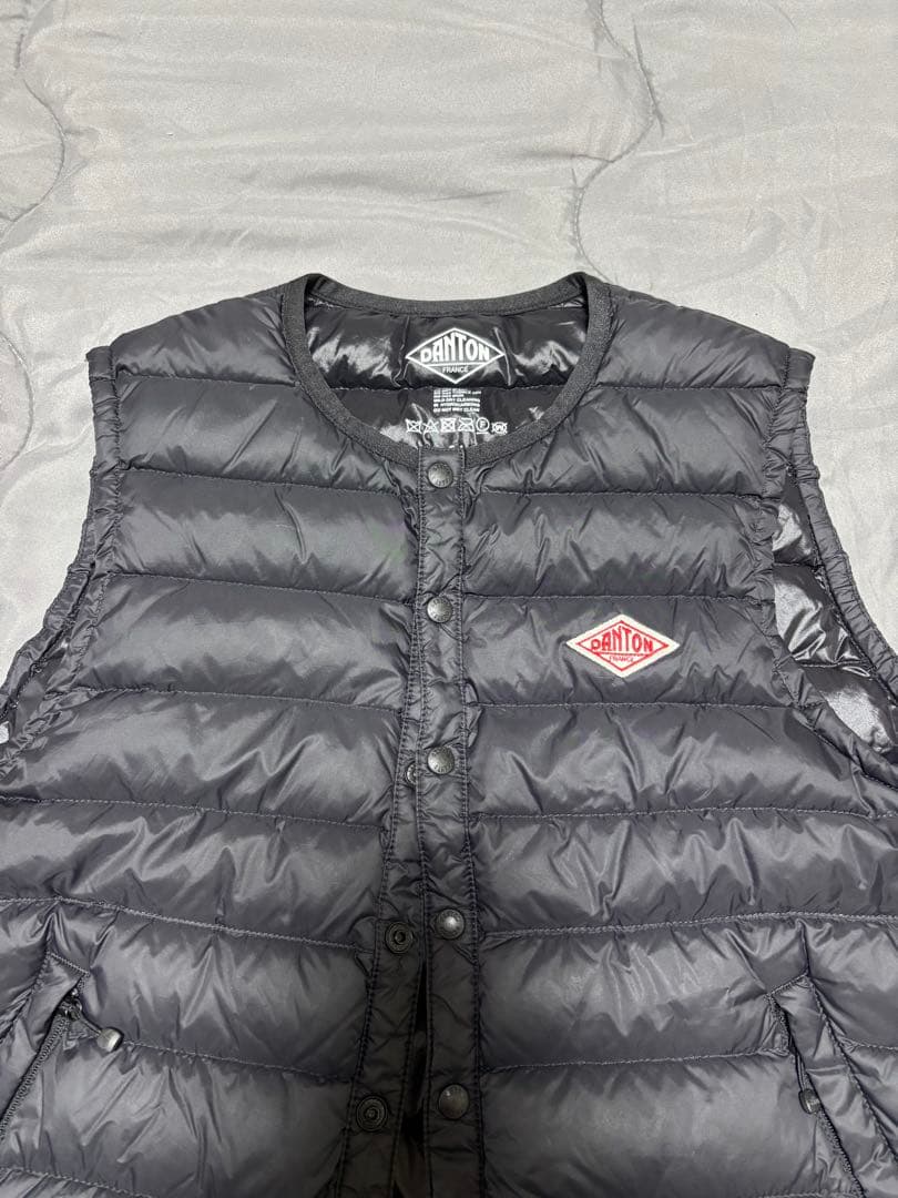 値下げしました❗️ダントンDANTON❗️ダウンベストインナーダウン　ブラック　34