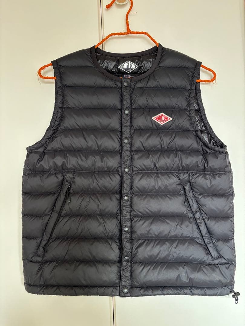 値下げしました❗️ダントンDANTON❗️ダウンベストインナーダウン　ブラック　34