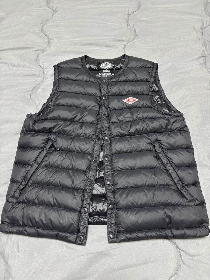 値下げしました❗️ダントンDANTON❗️ダウンベストインナーダウン　ブラック　34