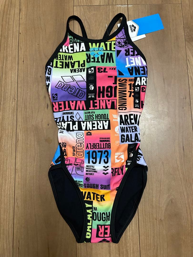 アリーナ 練習用 競泳水着 AS5SWM29L PKBK SS