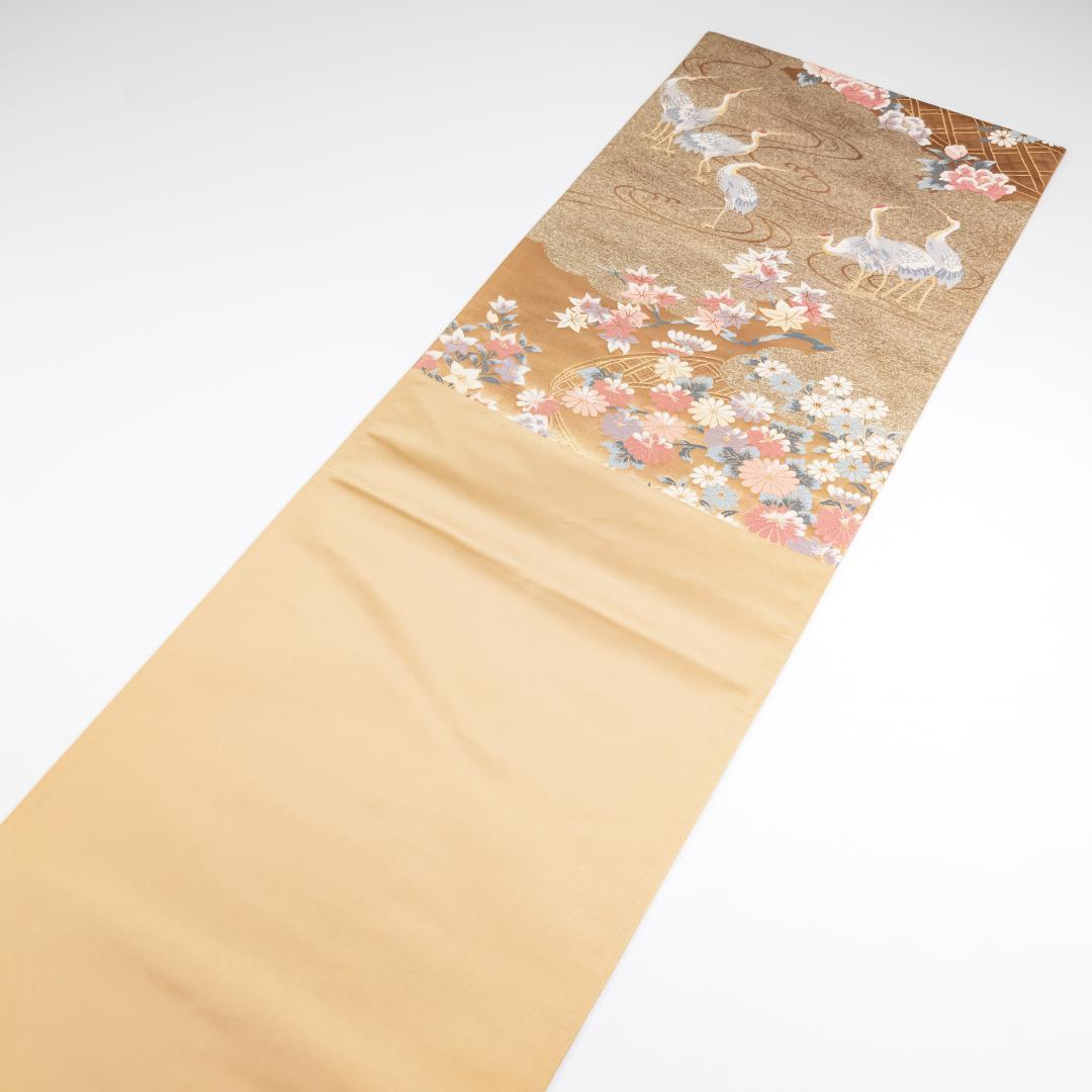 CCCH! R7SK1310 振袖+帯 2点セット 華やか 花 鶴 六通柄