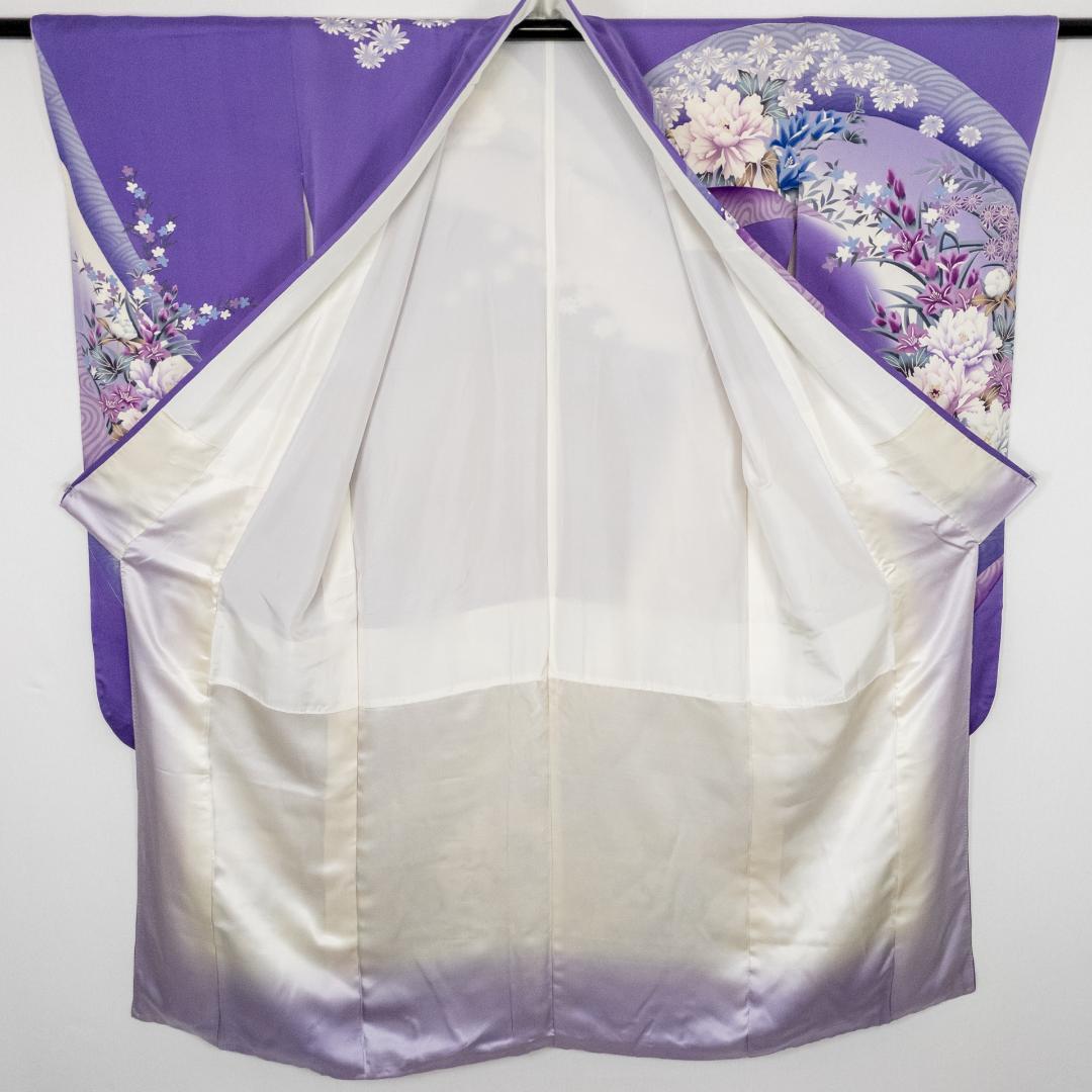 CCCH! R7SK1310 振袖+帯 2点セット 華やか 花 鶴 六通柄