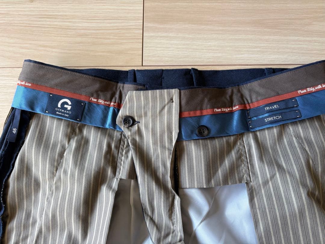 GERMANO/新品未使用秋冬ウォッシャブルストレッチフランネル　サイズ48