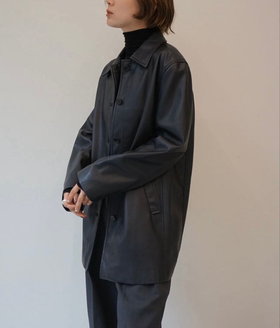 ジャケット・アウター Ecoleather Soutiencollar Jacket