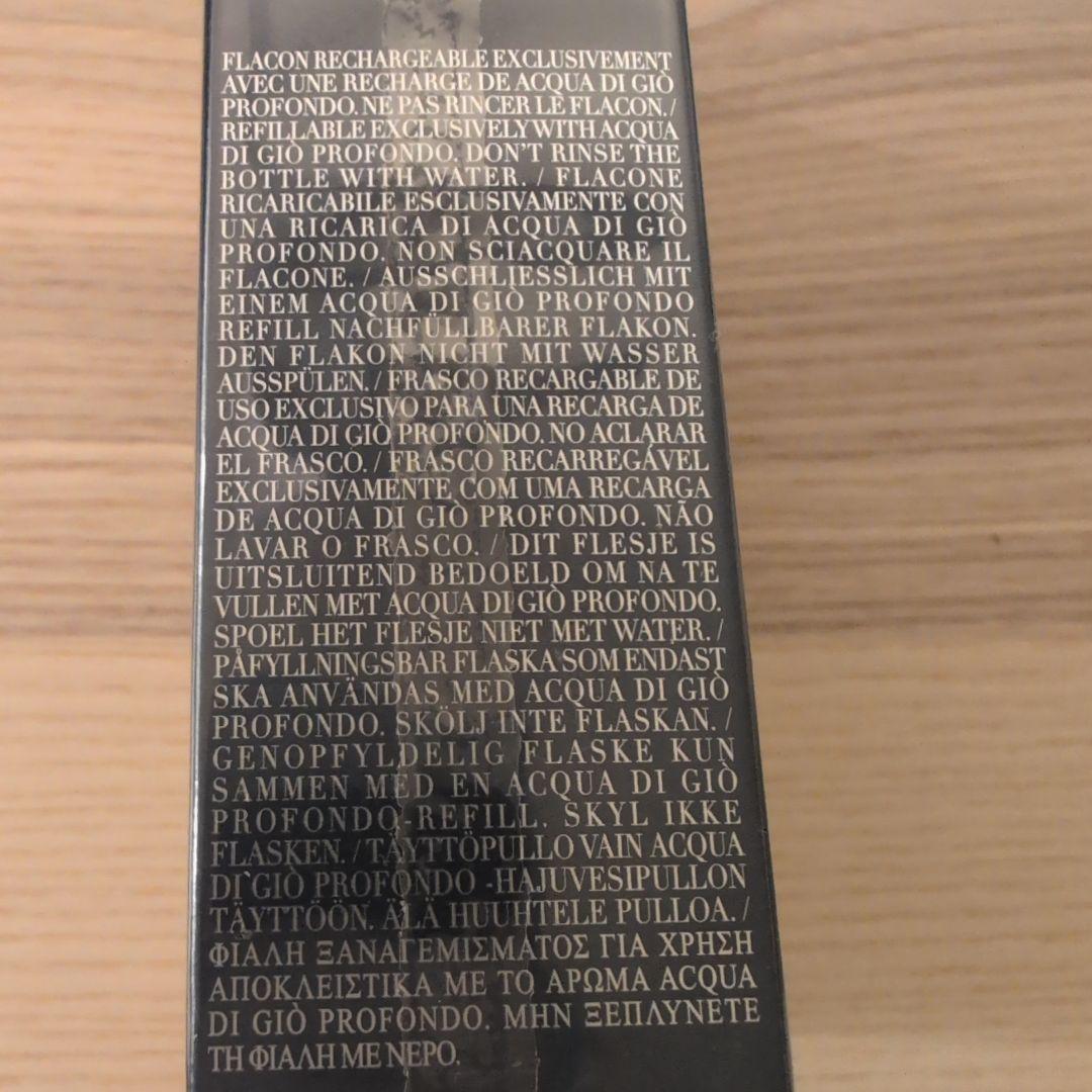 香水(男性用) Giorgio Armani Profondo Acqua Di Gio 100