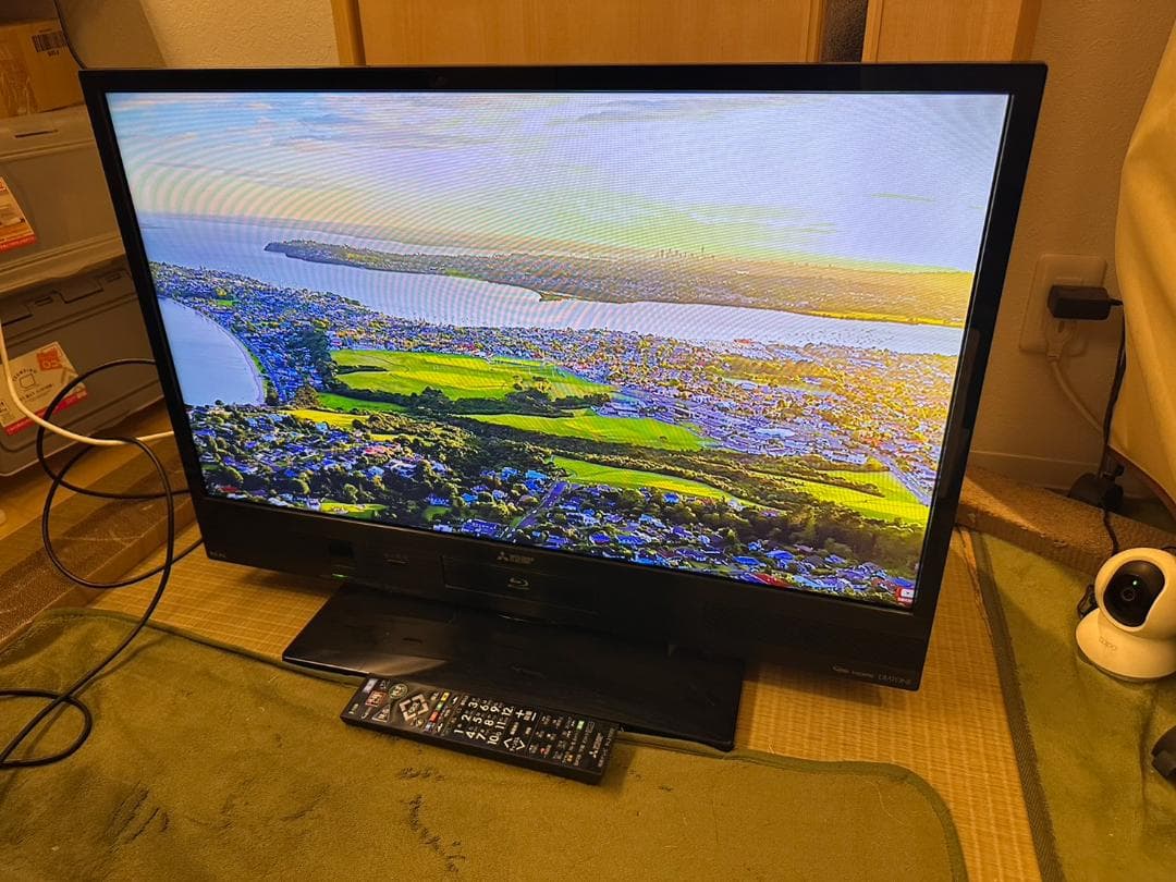 三菱 15年製32型 テレビ Blu-ray HDD内蔵 LCD-A32BHR7