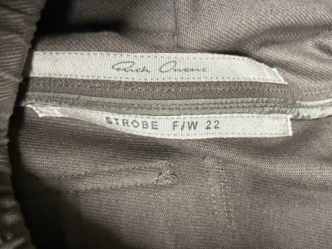 パンツ Rick Owens 22AW DRAWSTRING SLIM LONG 48