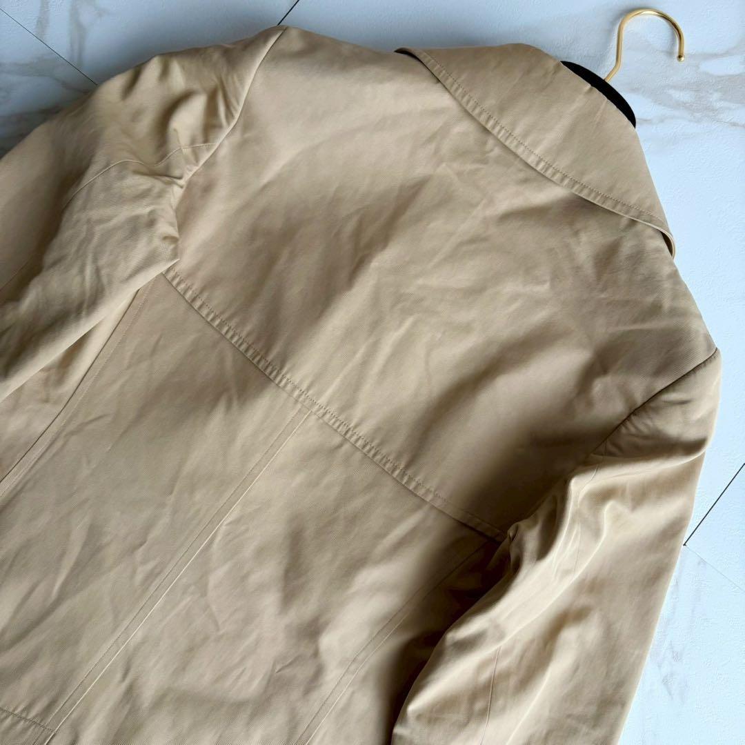 人気◆着丈104 バーバリー トレンチコート ノバチェック ロング ダブル