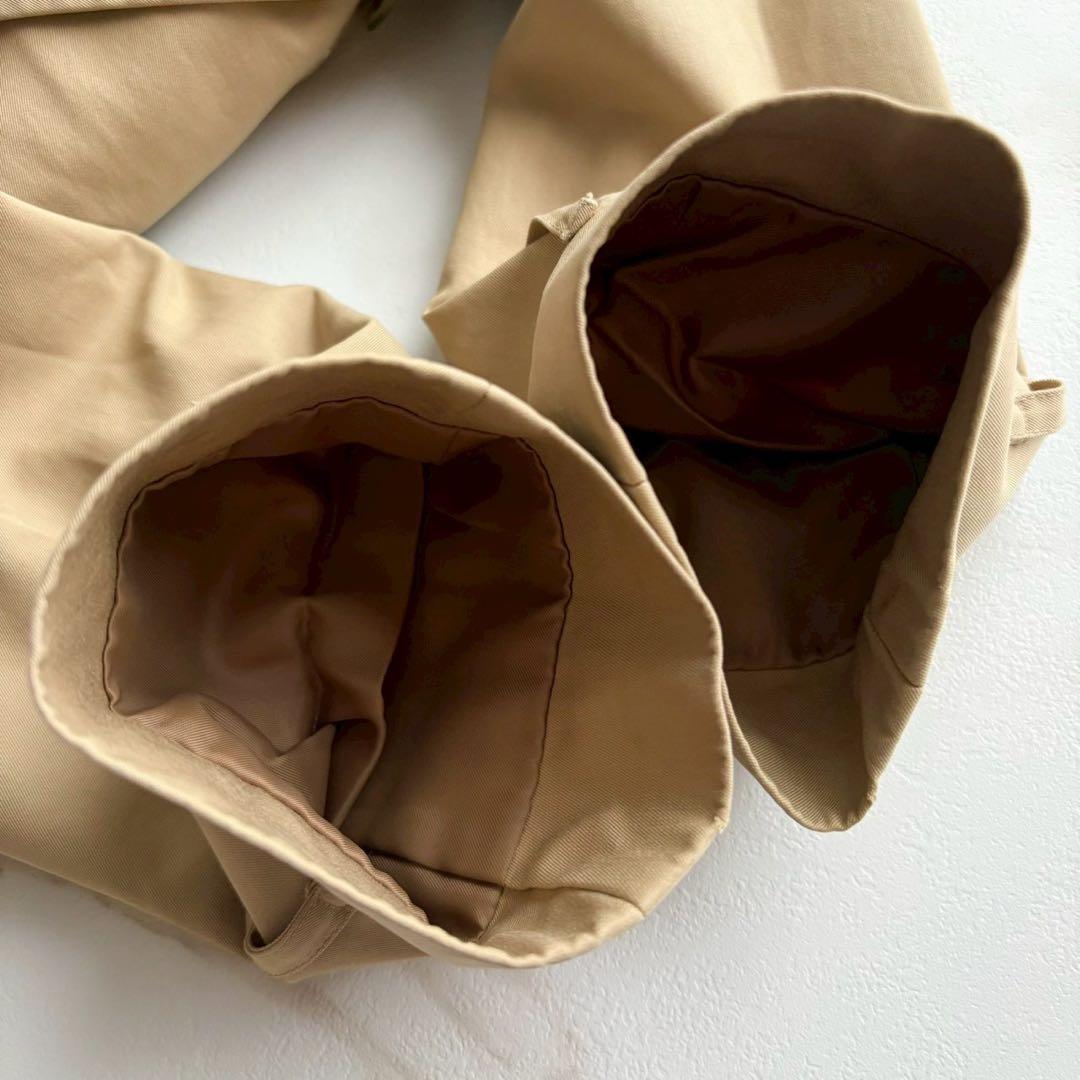 人気◆着丈104 バーバリー トレンチコート ノバチェック ロング ダブル