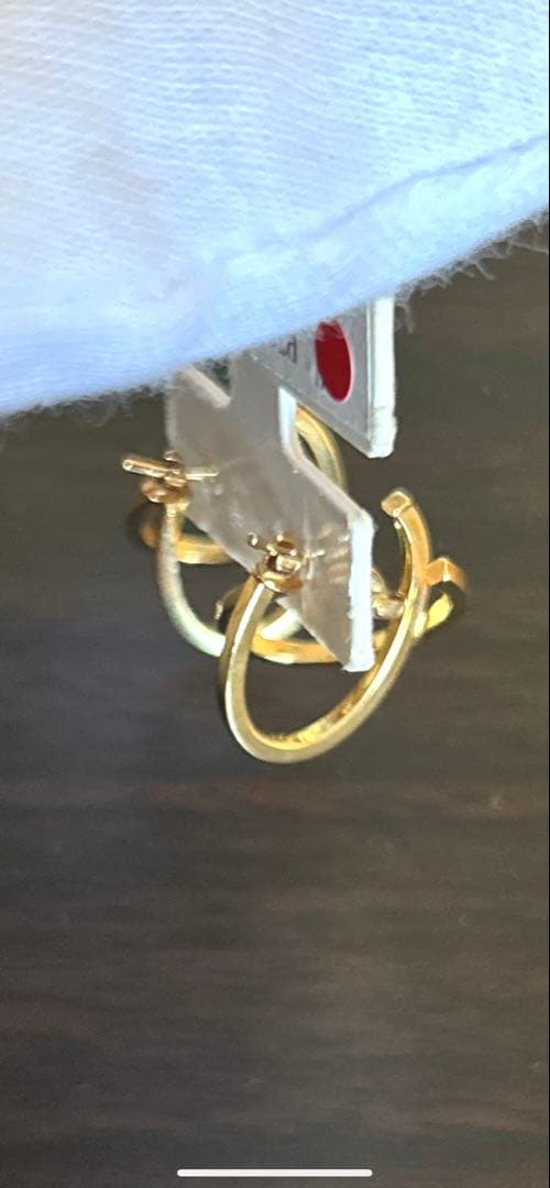 イタリア製K18YG/SV ピアス