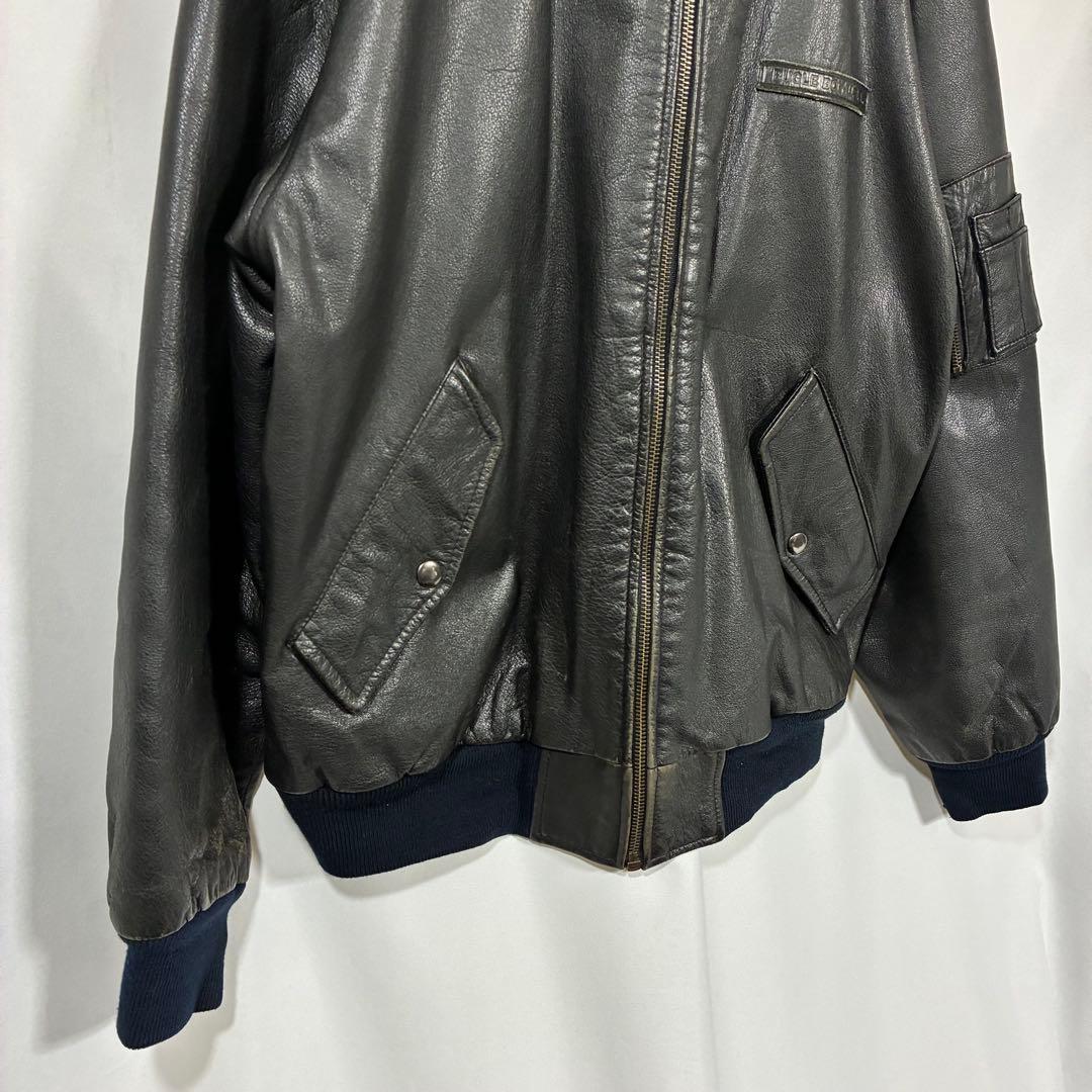 BUGLE BOY ビューグルボーイ USA MA-1タイプ レザー 牛革 本革