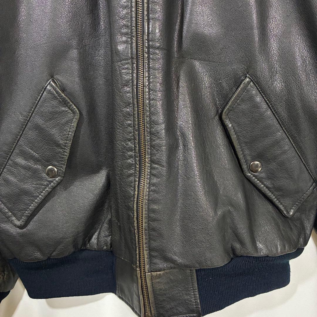 BUGLE BOY ビューグルボーイ USA MA-1タイプ レザー 牛革 本革