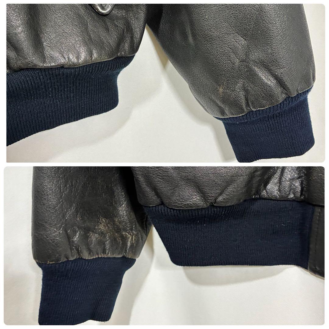 BUGLE BOY ビューグルボーイ USA MA-1タイプ レザー 牛革 本革