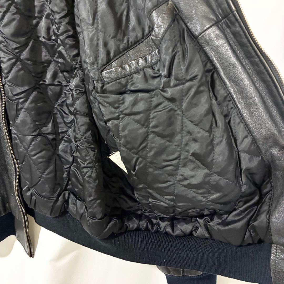 BUGLE BOY ビューグルボーイ USA MA-1タイプ レザー 牛革 本革