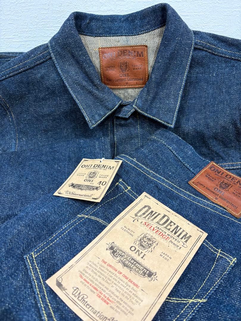 ナ*ツ様 【売り切り価格】oni denim/オニデニム20oz上下セット ワン