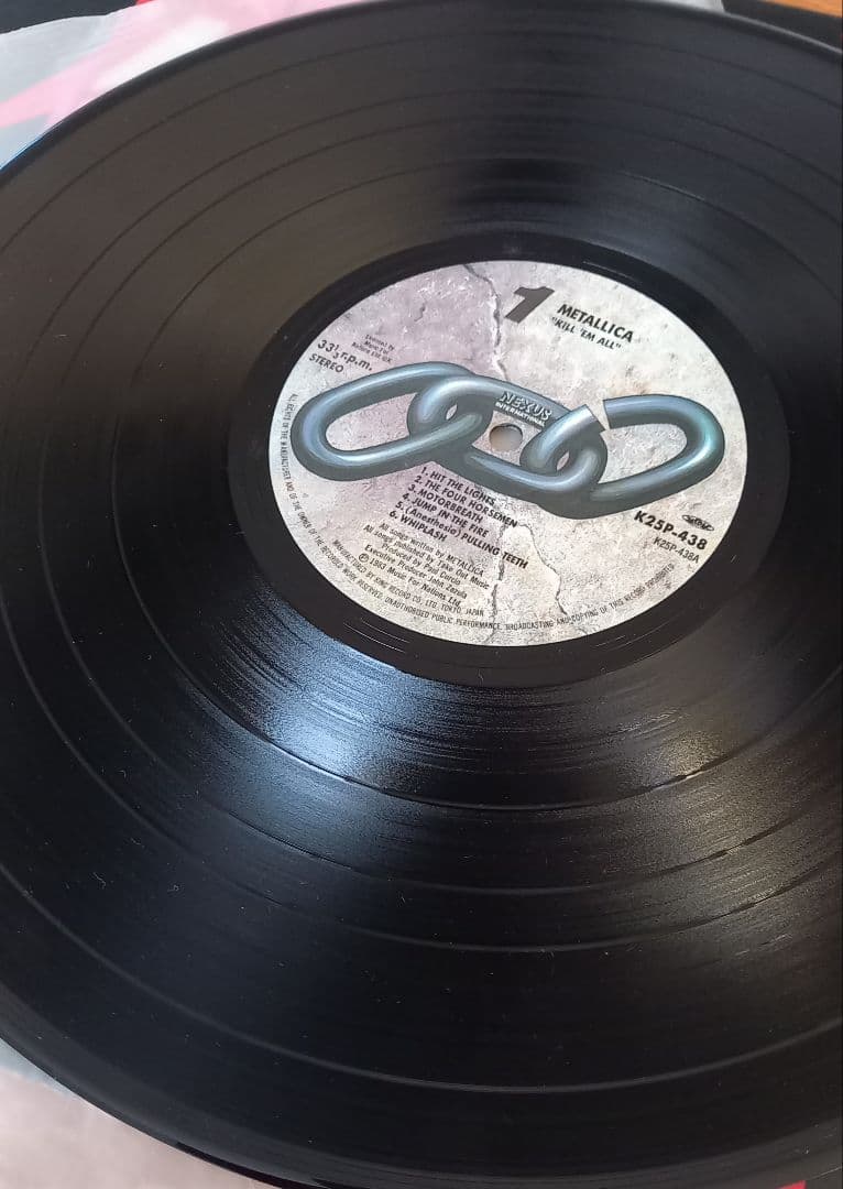 送料込 llica メタリカ キルエムオール 日本1984 血染めの鉄槌