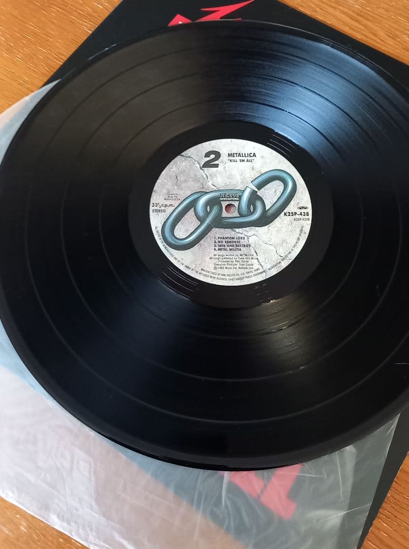 送料込 llica メタリカ キルエムオール 日本1984 血染めの鉄槌