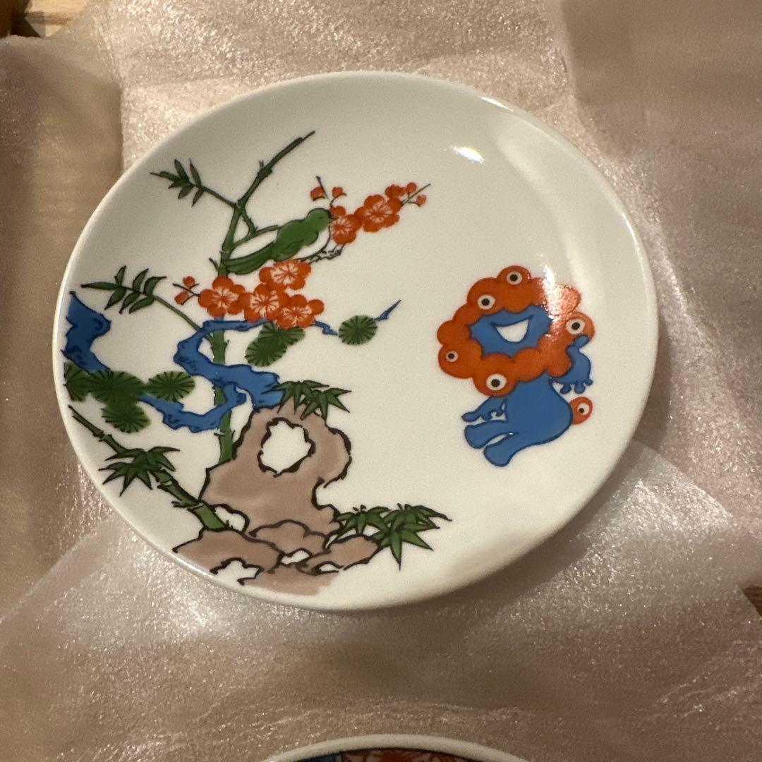 セット 万博限定有田焼豆皿 万博限定ミャクミャク有田焼 小皿　中川政七商店