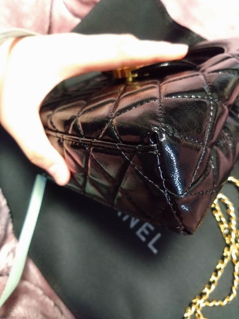 nanaお値引き済み♡ブラック キルティング バッグ♡ショルダーバッグ