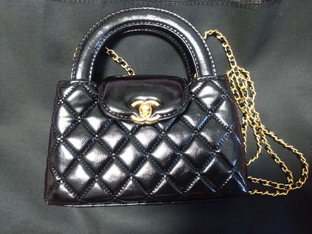 nanaお値引き済み♡ブラック キルティング バッグ♡ショルダーバッグ