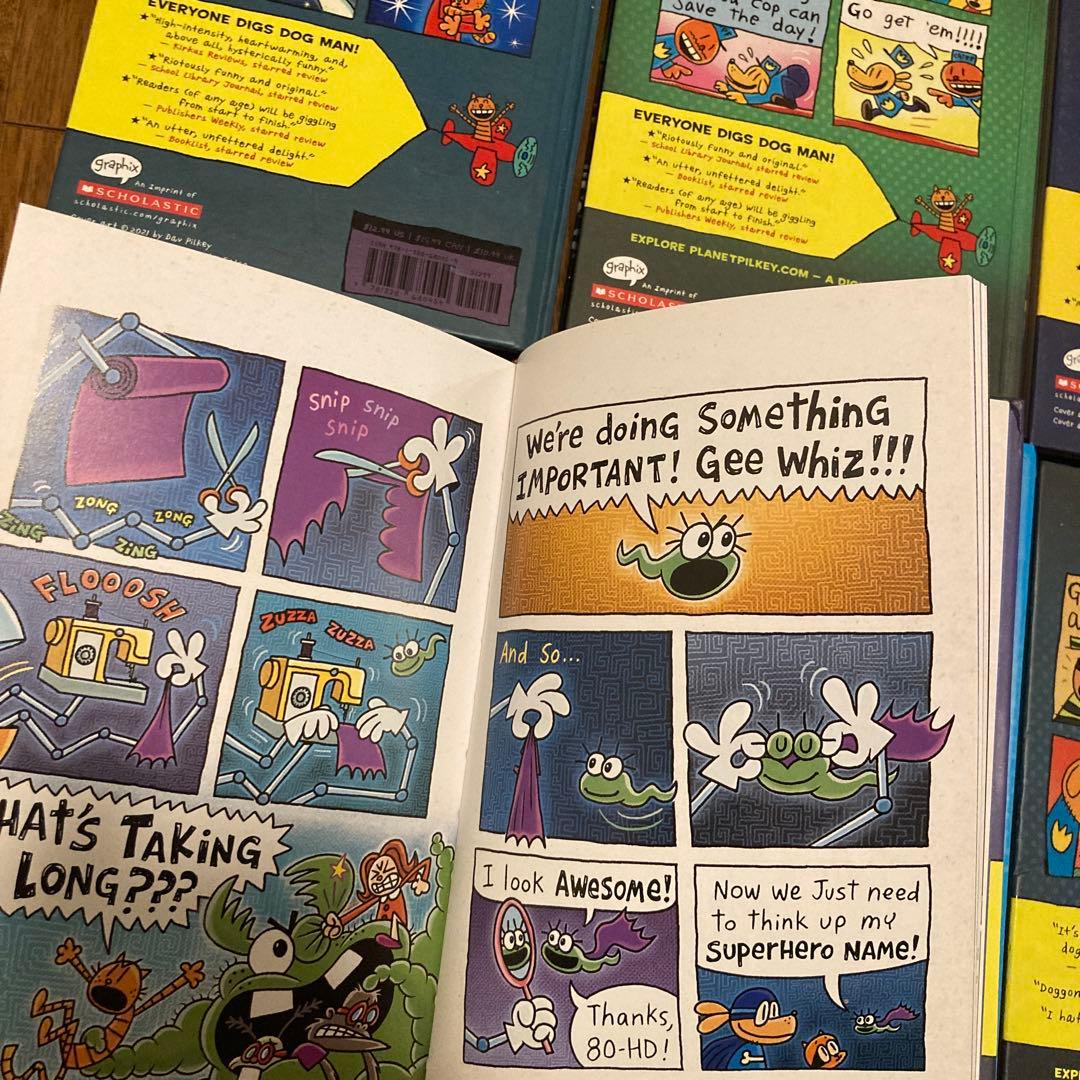 Dog Man ドッグマン11巻　英語洋書　 新品未使用　ハードカバー