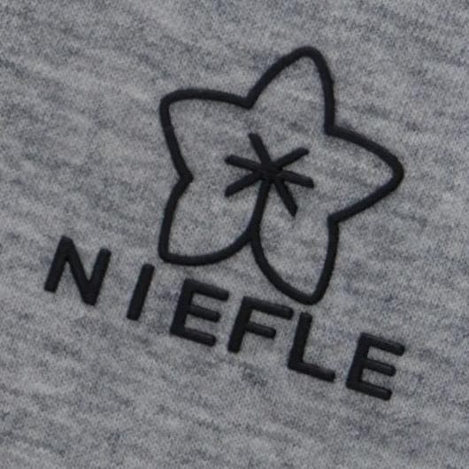 ●●グレー・ゴルフセットアップ●●ハーフジップトップス・インパン付きスカート