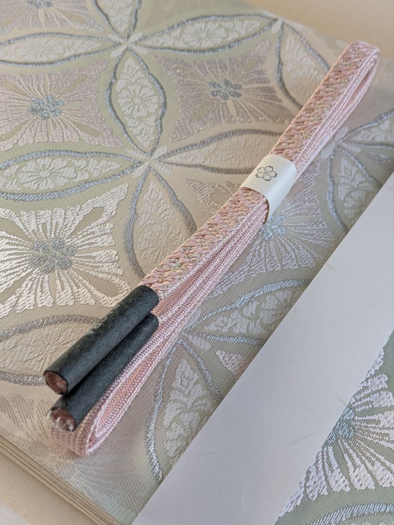 正絹西陣織丸勇七宝高絹袋帯