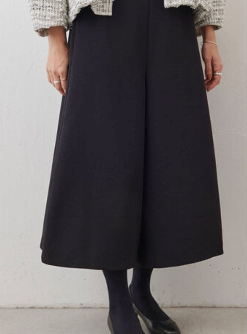 【nico】ビアズリー beardsleyドレープダブルクロスキュロット