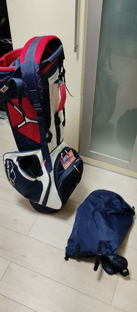 SUN MOUNTAIN スタンドバッグ ネイビー/レッド/ホワイト