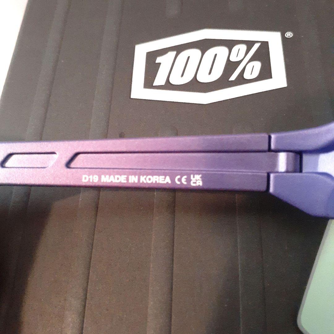 売約済み 100% S3 ブルートパーズ ワンハンドレッド サングラス