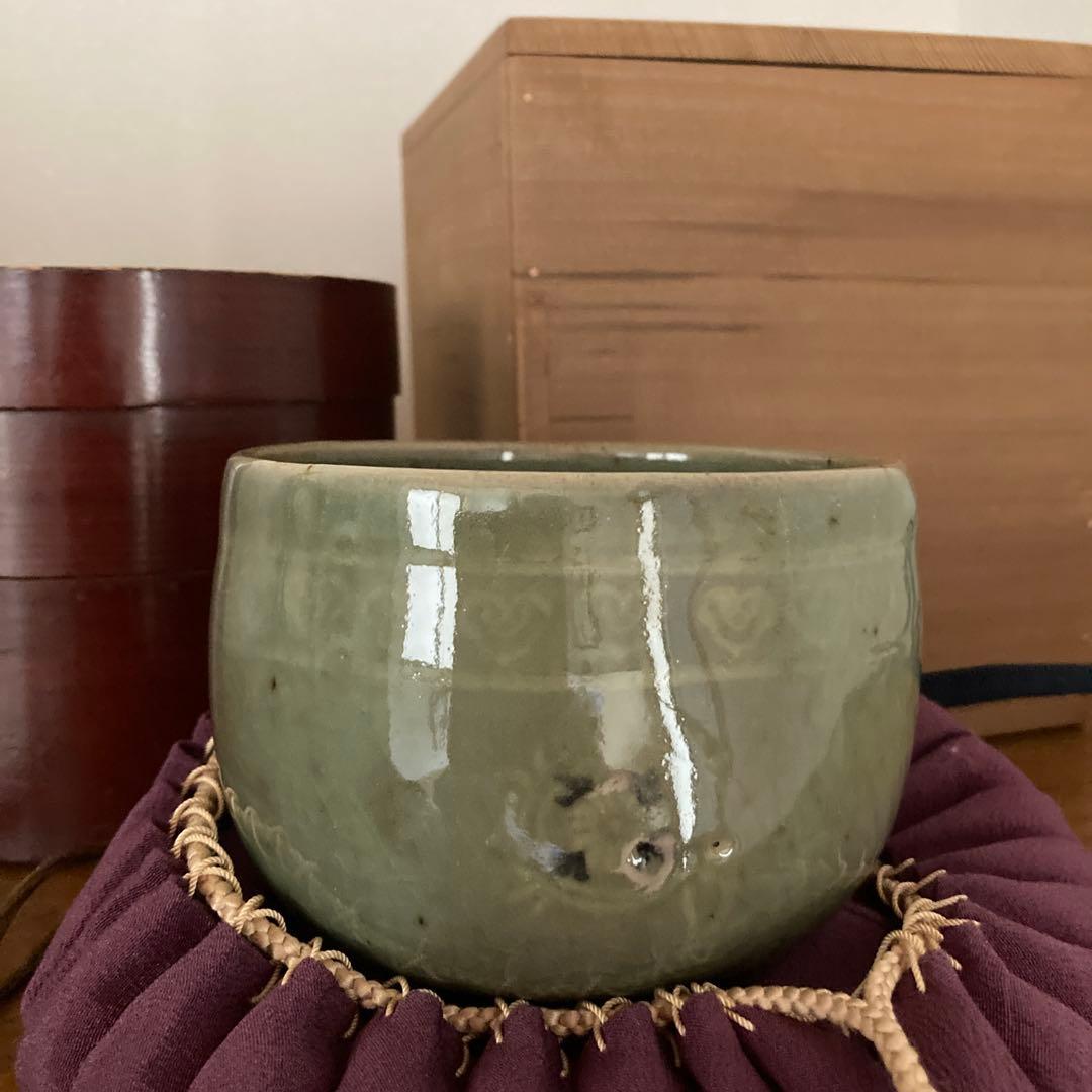 抹茶用　筒茶碗