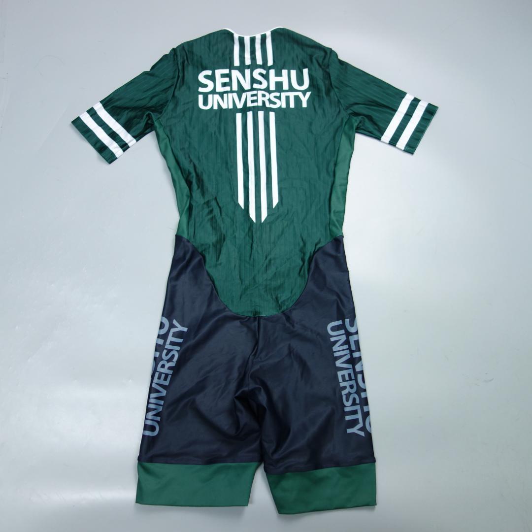 M*様 8558 美品 専修大学 自転車 サイクリングジャージ メンズ S