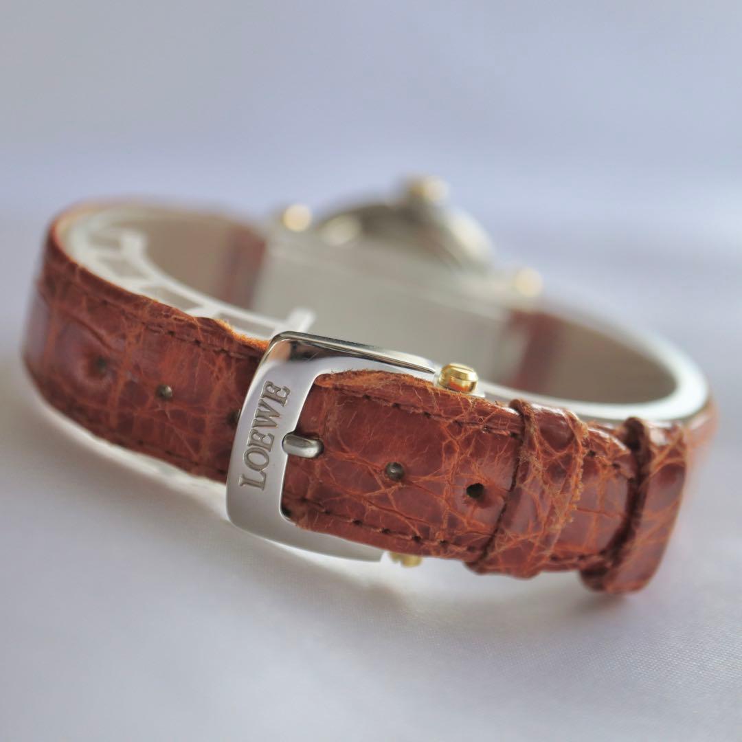 LOEWE アナグラム シルバー ヴィンテージ レディース腕時計 1416